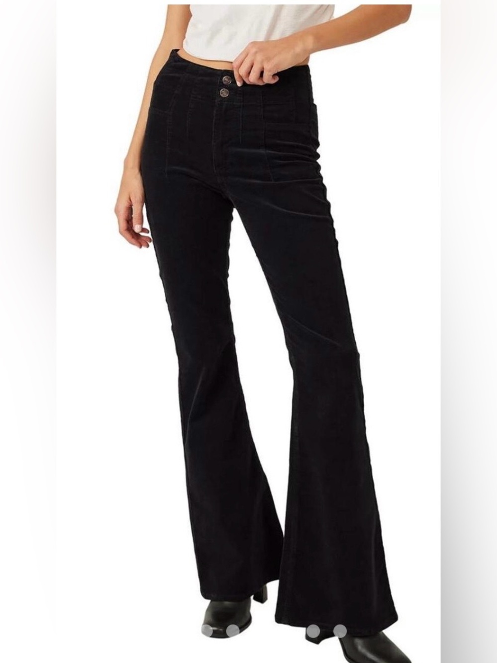 We The Free Jayde Cord Flare Jeans Size 26 NWT